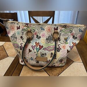 Disney Dooney and Bourke Sketch Large tote